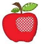 sewn apple craft